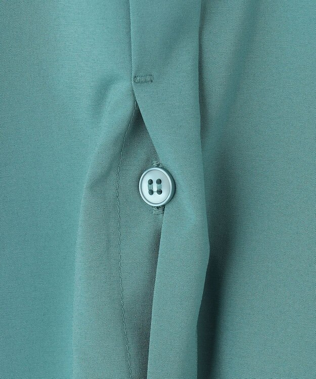 ICB L 【洗える】 タイプライタージャージーコンビ カットソー セルリアン系