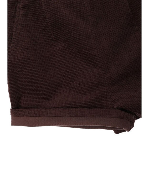 earth music&ecology ワッフルコーデュロイショートパンツ Brown
