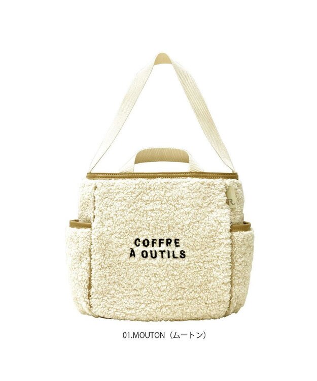 ROOTOTE 1349【モコかわいい】EU.スクエア2WAY.ボア-A 01：ムートン