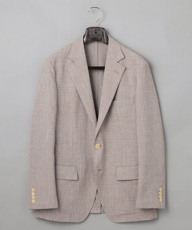 GOTAIRIKU ウォッシャブルに進化【洗える/シワになりにくい/ストレッチ】タイワンタフタ ジャケット ベージュ系