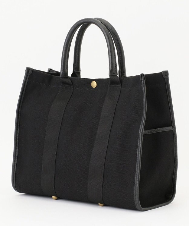 LA BAGAGERIE クラシックヨコナガトート ブラック×ブラック