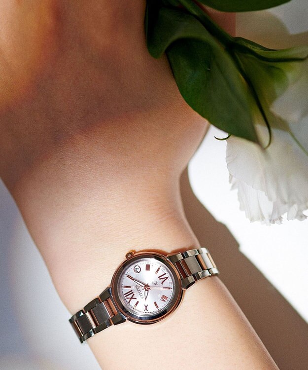 CITIZEN 【人気ロングセラー】エコ・ドライブ電波時計 防水 / ビジネス 就活 ギフトにも◎ ES9434-53W ピンク