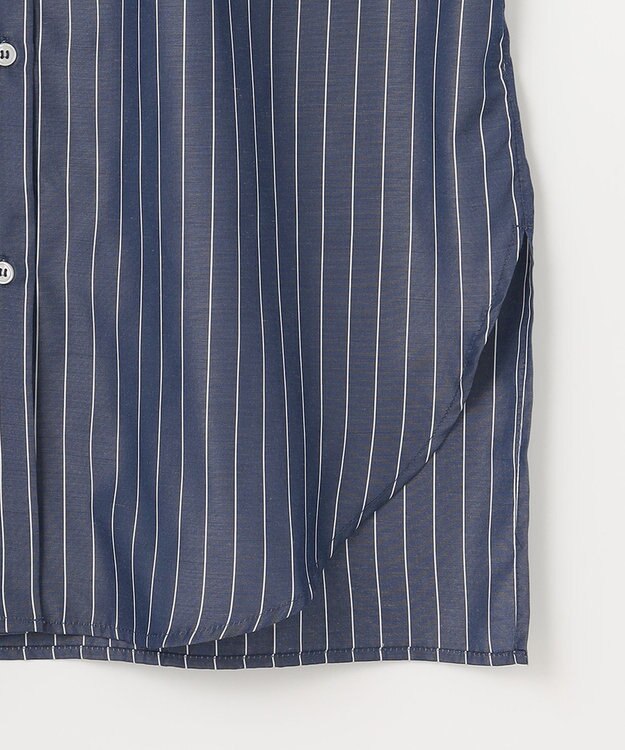 ANY 【洗濯機可・セットアイテム】短丈ベスト×シャツワンピースセット ブラック