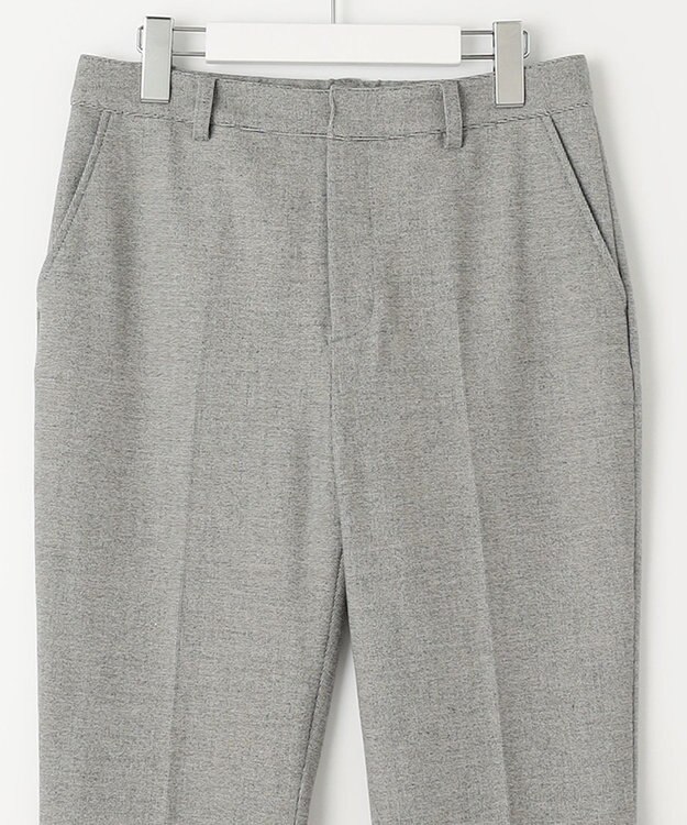 J.PRESS LADIES 【洗える】チェルビック テーパード パンツ ライトグレー系