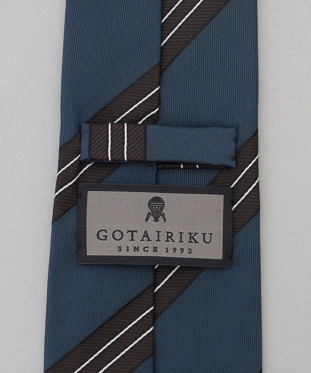 GOTAIRIKU GOTAIRIKU別注【MANTERO/マンテロ】ネクタイ_レジメンタル ブルー系1
