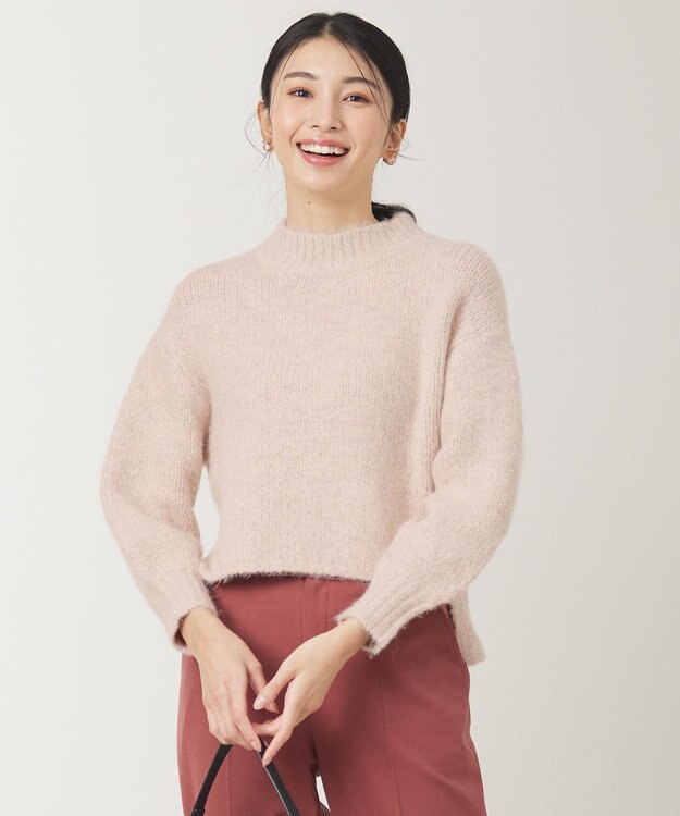 ANY SIS 【洗える】ファンシーヤーンラメ ニット アイボリー