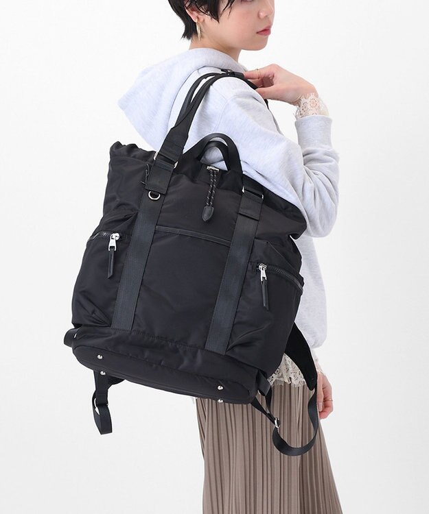 ACE BAGS & LUGGAGE W&.Day/Night アワイ 2WAYトート A4サイズ 14.0インチPC収納 20502 ダブルアンドデイナイト ブラック
