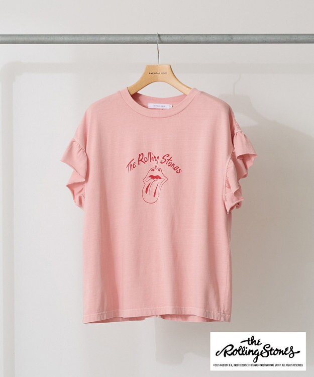 AMERICAN HOLIC 【KISS/The Rolling Stones】Tシャツ Pink