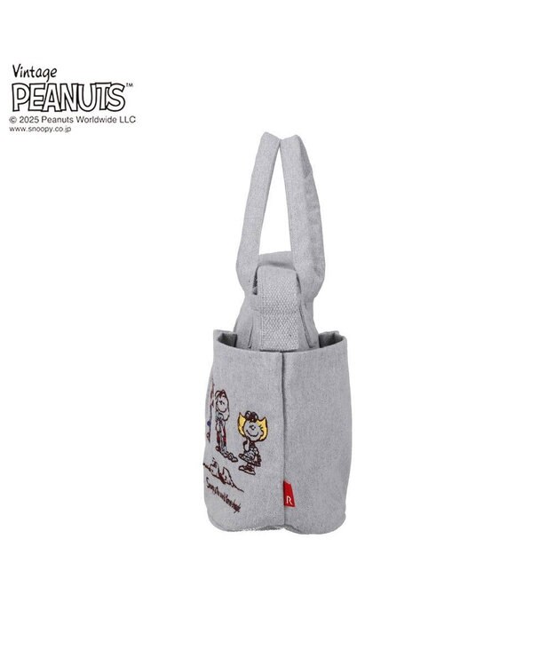 ROOTOTE 8422【スヌーピー】IP.ベビールー.ポケッツ.ピーナッツ-0C 04：ライトグレー