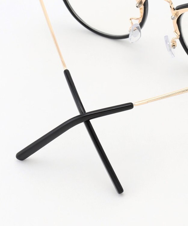 自由区 【カタログ掲載】メタルコンビ リーディンググラス ブラック(+1.00)