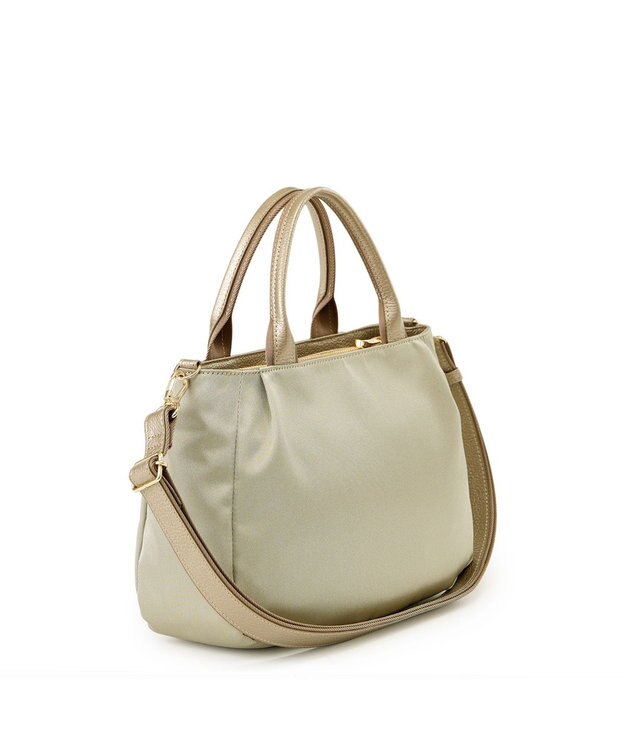 IBIZA プリード　ナイロン　2WAYバッグ アイボリー