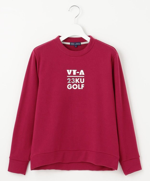 23区GOLF 【WOMEN】【吸湿発熱】グランサーモ裏毛 プルオーバー オールドローズ系