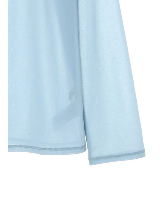 earth music&ecology シアーカットプルオーバー Grayish Blue