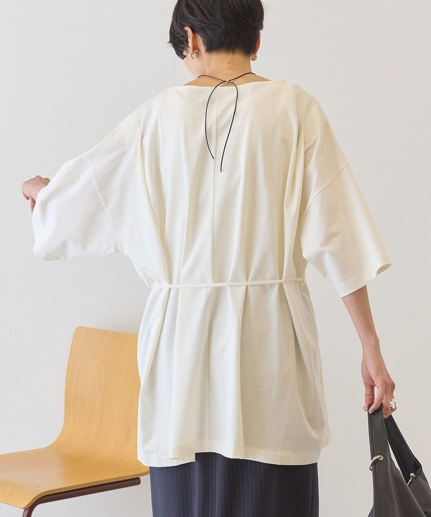 AMERICAN HOLIC 【2WAY】バックタックチュニック Off White