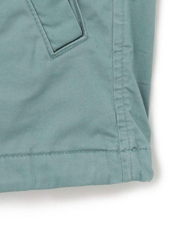 J.PRESS YORK STREET 【UNISEX】サテンストレッチ MA-1 ブルゾン ライトグリーン系