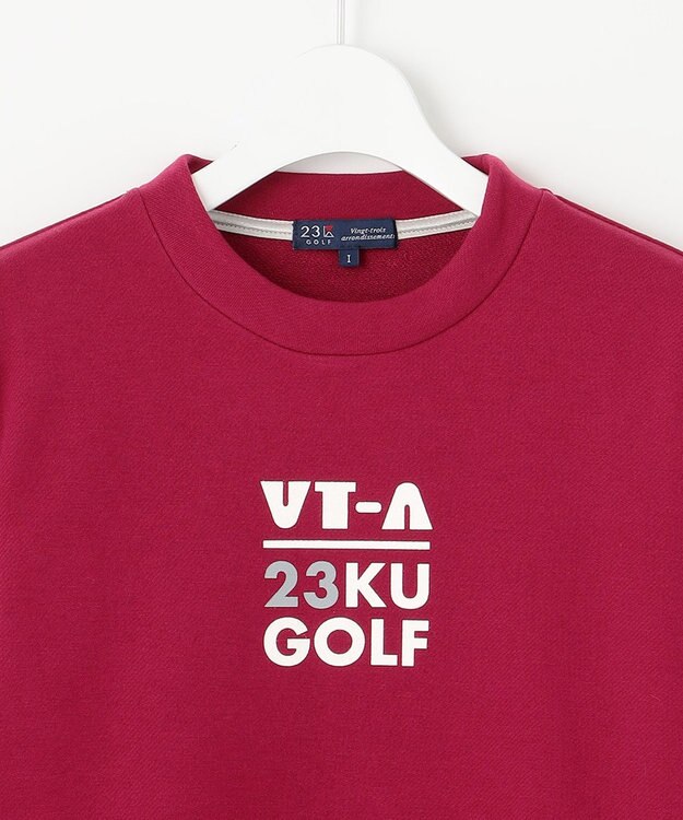 23区GOLF 【WOMEN】【吸湿発熱】グランサーモ裏毛 プルオーバー オールドローズ系