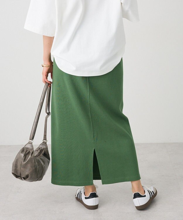 CRAFT STANDARD BOUTIQUE リブロングスカート Green