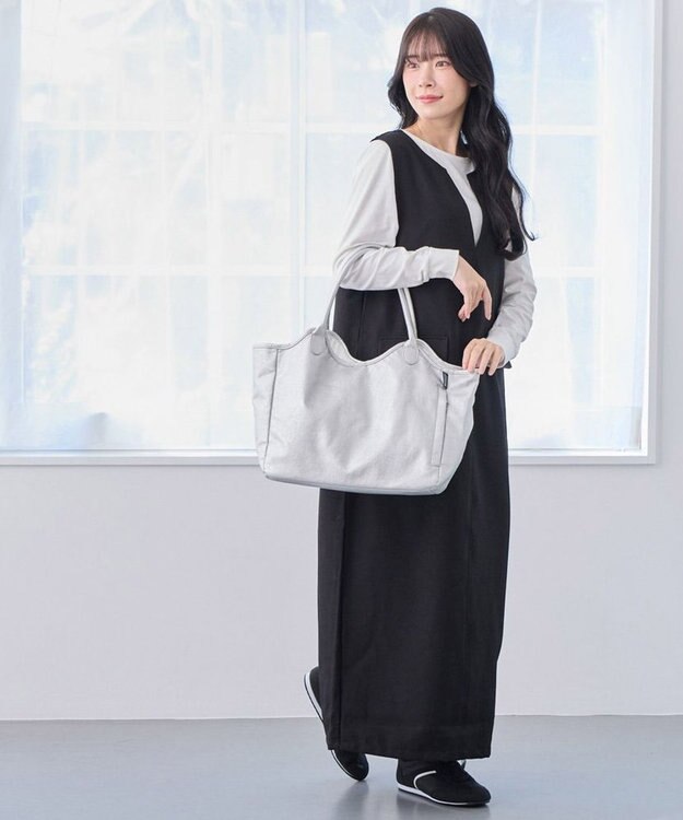 ROOTOTE 3638【A4サイズ収納】SC.ハビチェル.シームリー-A 03：シルバー