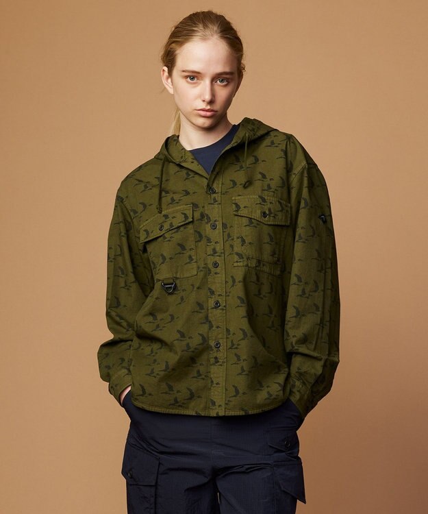 JOSEPH ABBOUD MOUNTAIN 【サスティナブル・ソフト・男女兼用】Teemu Jarviコラボシャツ カーキ系5