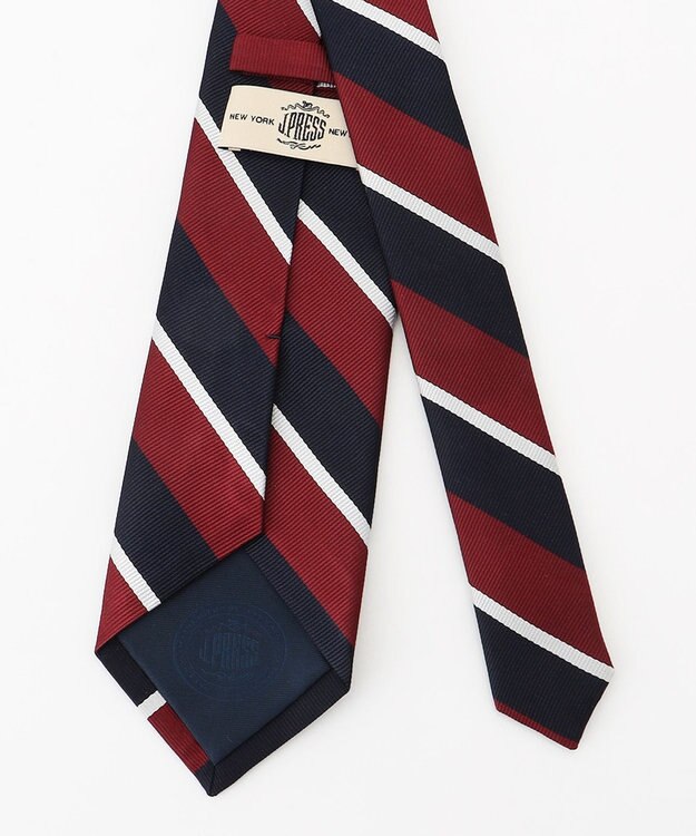 J.PRESS MEN 【定番】オーセンティック レジメンタル ネクタイ ワイン系2