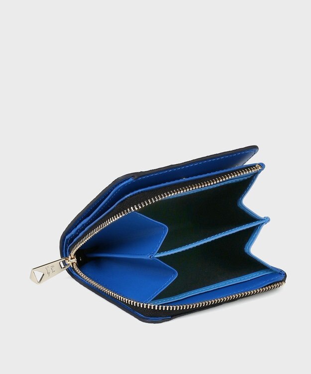 Paul Smith デイジーレザー 2つ折り財布 ブラック