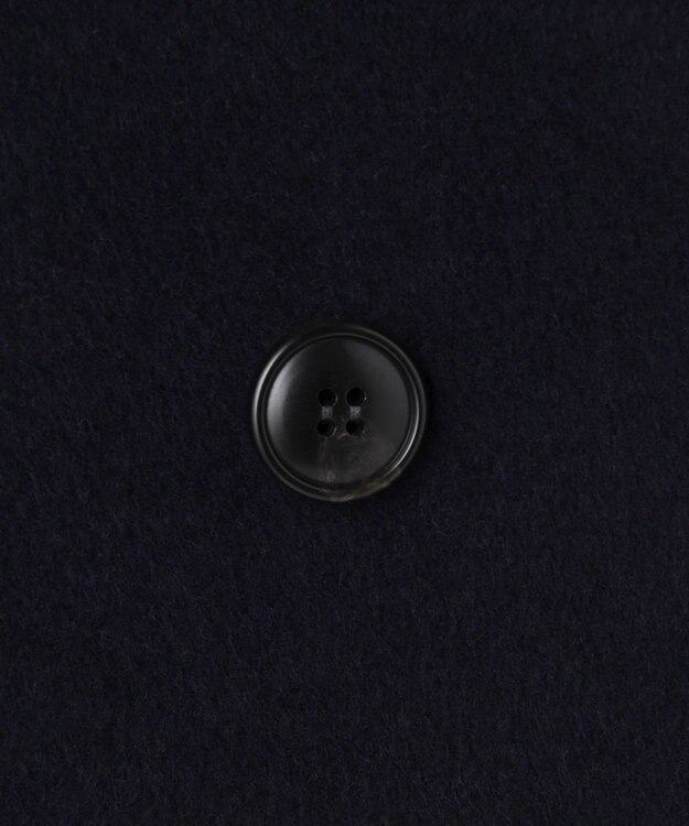 組曲 S ダブルブレストリバー コート ネイビー系