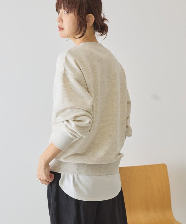 AMERICAN HOLIC News paperスウェット Gray Mixture