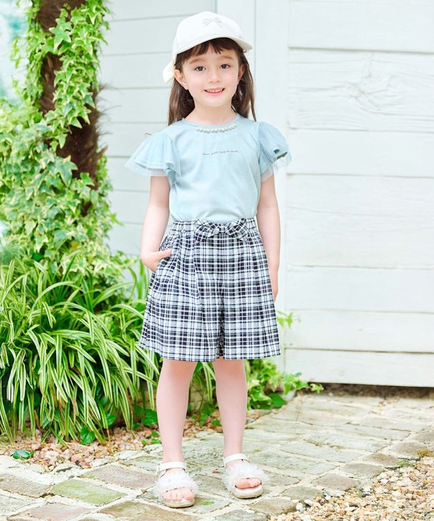 ANY KIDS ひんやりクール パールTシャツ ミント