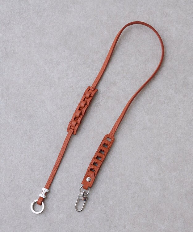 IACUCCI  ブリーノ レザーストラップ/ショート CERVO レッド