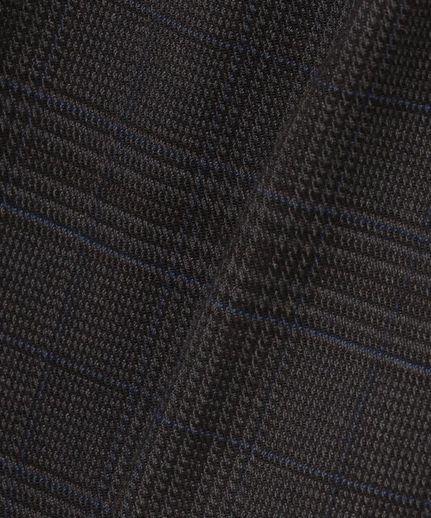 組曲 L ハンサムツイルテーパード パンツ チャコールチェック系3