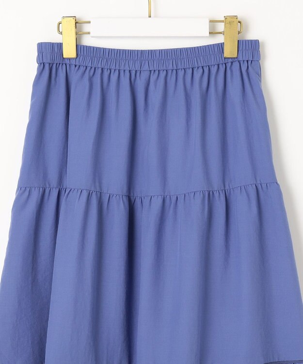 ANY SIS 【撥水・UVカット・速乾】ティアード スカート ブルー