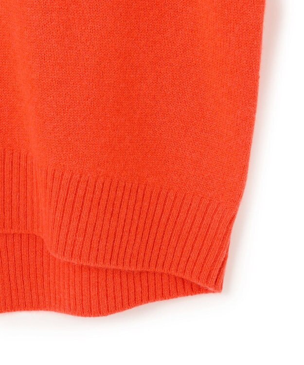 J.PRESS YORK STREET 【WOMEN】ウールカシミヤ ドルマンVニット オレンジ系