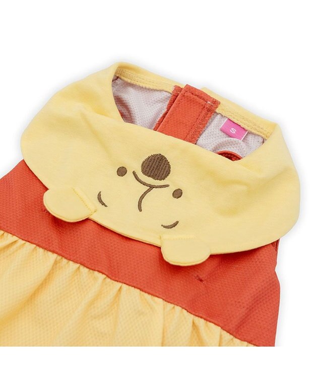 PET PARADISE ディズニー くまのプーさん お顔 ポケットクール タンクトップ 小型犬 イエロー