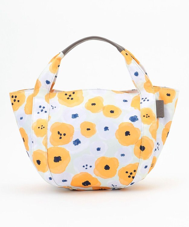 Y'SACCS 総柄プリントミニトートバッグ イエロー（花柄）