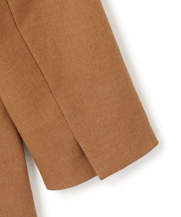 ICB 【接触冷感・UVケア・撥水・洗える】LooseWeave ダブルブレストジャケット ブラウン系