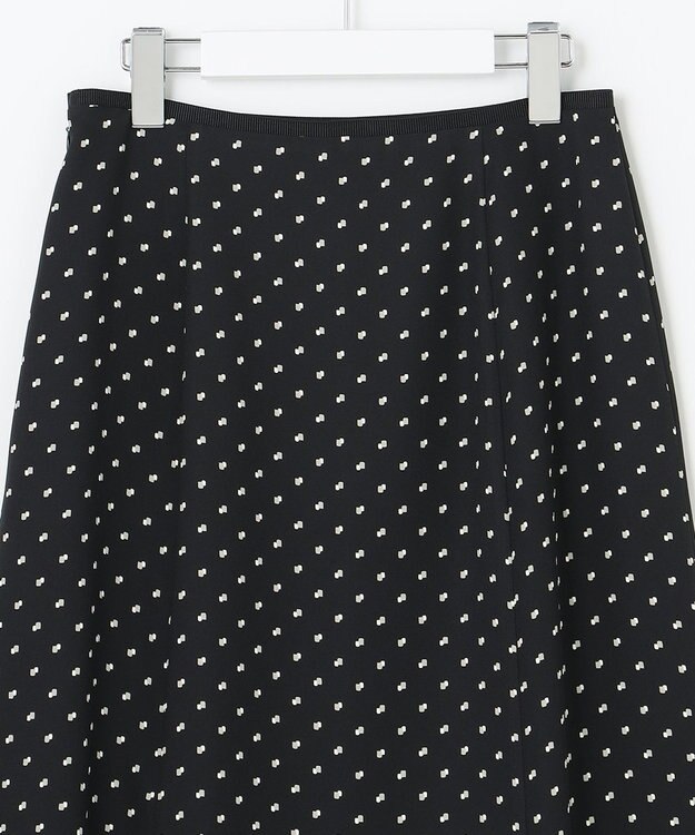 自由区 【セット可/洗える】ダブルスクエアプリント マーメイドシルエットスカート ネイビー系5