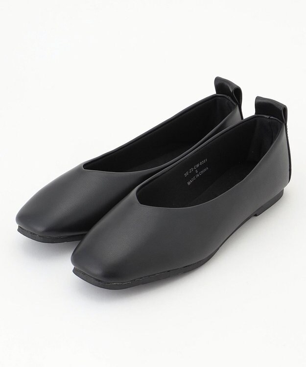 ANY 走れるバレエシューズ ブラックスムース