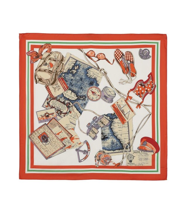 AMERICAN HOLIC Trip柄スカーフ Orange