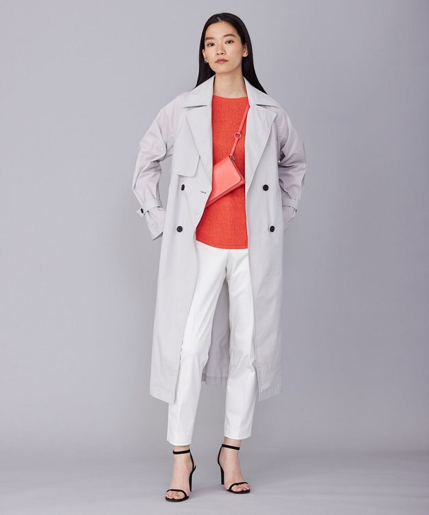 ICB メモリートレンチ コート ライトグレー系