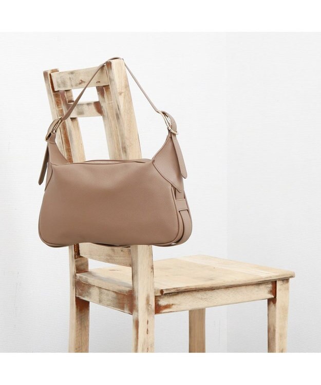 UNBILLION 【テレビ ドラマ着用アイテム】カシュカシュ cachecache / ダブルバックルベルトショルダー オーク