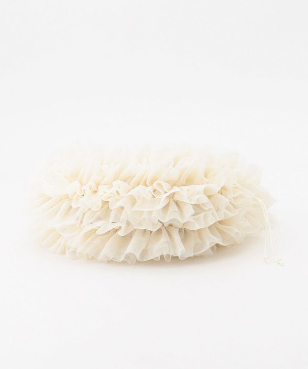 LA BAGAGERIE 【MONICA】シアーチュールドロストバッグ ホワイト