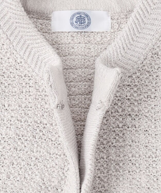 J.PRESS LADIES 【WEB限定カラーあり・洗える】TWEED ニット ジャケット ライトグレー系5