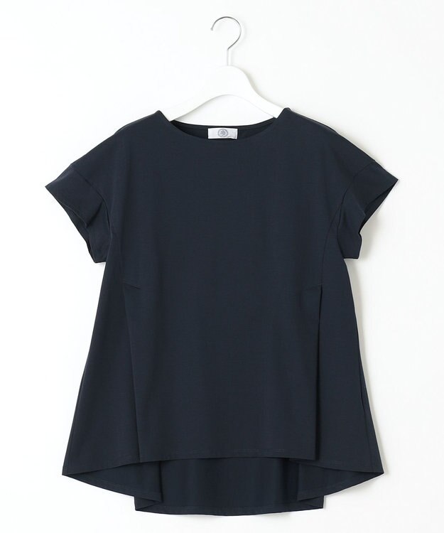 J.PRESS LADIES L 【WEB限定・吸水速乾】OUKAプレーティング カットソー ネイビー系