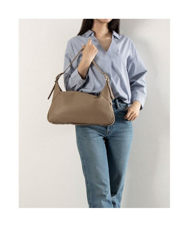 UNBILLION 【テレビ ドラマ着用アイテム】カシュカシュ cachecache / ダブルバックルベルトショルダー オーク