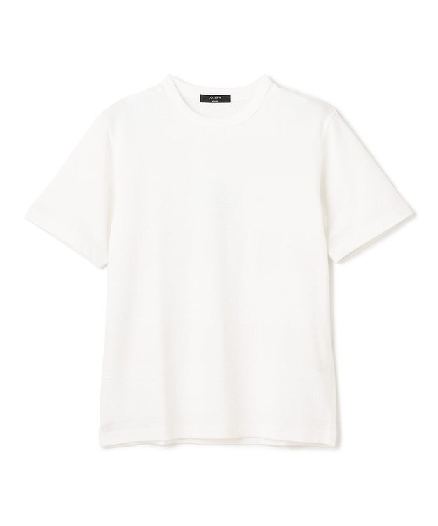 JOSEPH HOMME 新素材【清涼感/ストレッチ】リンクスメランジジャージー　クルーネックカットソー ホワイト系