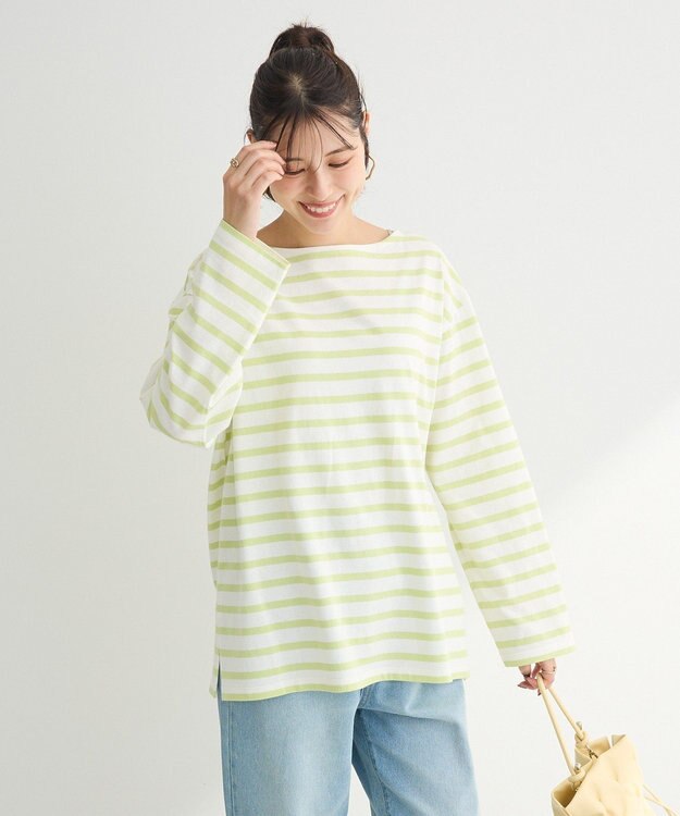 Green Parks ボーダーチュニック Green