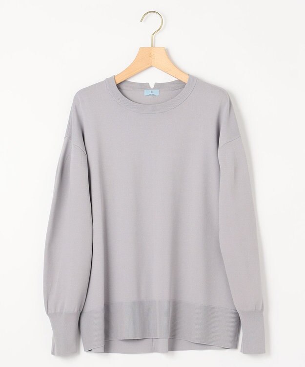 組曲 【WEB限定カラーあり】MINA バックリボンニットプルオーバー 【WEB限定】ライトグレー系9