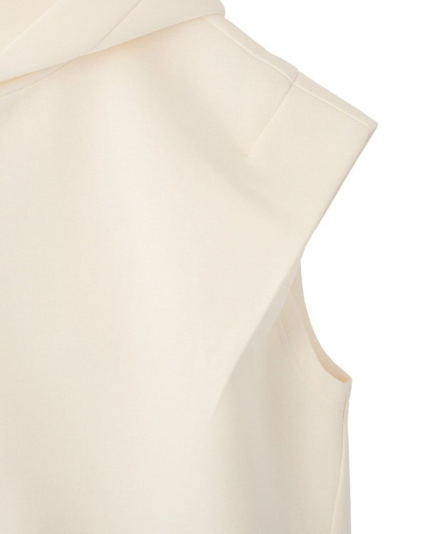 AMERICAN HOLIC ポンチZIPフーディーベスト Ivory