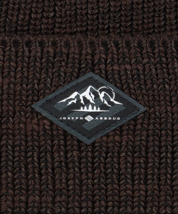JOSEPH ABBOUD MOUNTAIN 【UNISEX】裏地付き ニットキャップ ダークブラウン系