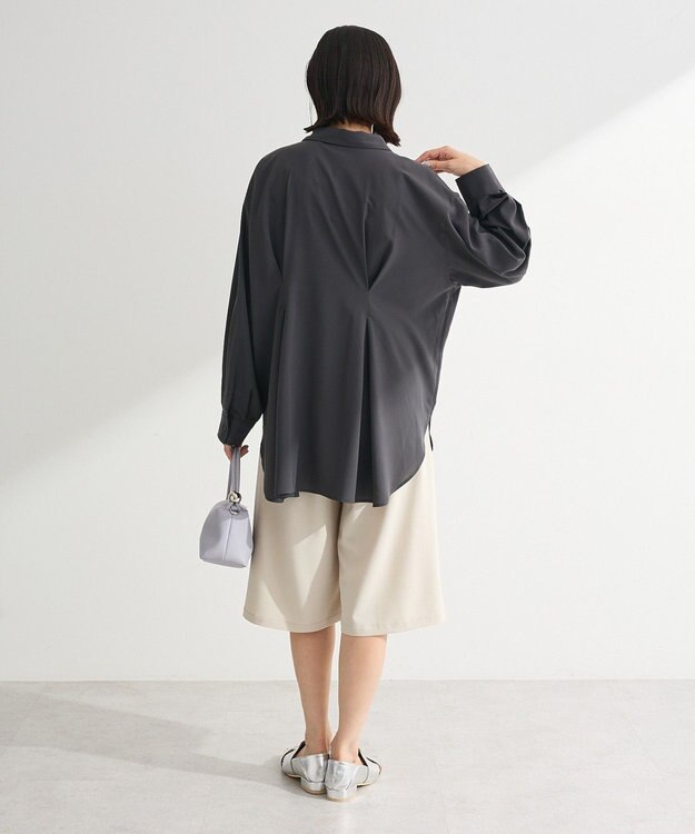 Green Parks ウエストタックシャツチュニック Charcoal Gray